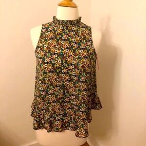 Xhilaration Sleeveless Floral Blouse‎
